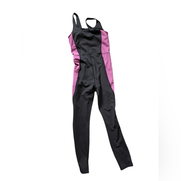 Move Theology New with Tags Spandex Body Suit Size S Ankle Length Jumpsuit - Picture 2 of 4
